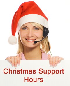 Christmas opening hours